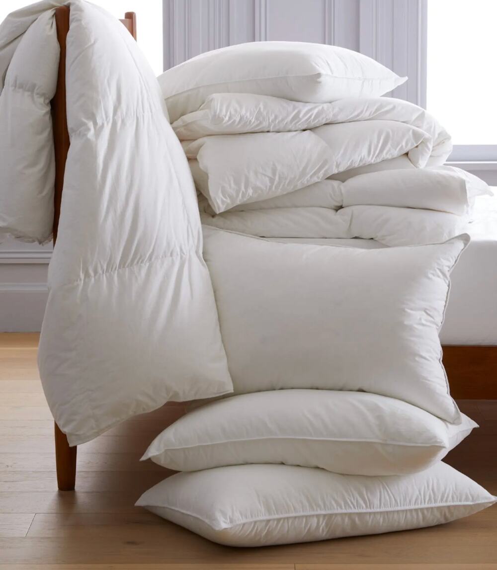 Quince Premium Duck Down Pillow in Standard Size Medium Fill